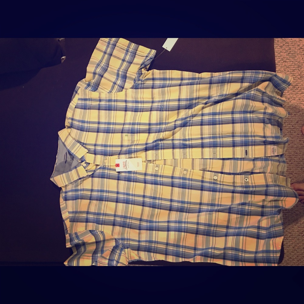 IZOD button down shirt.